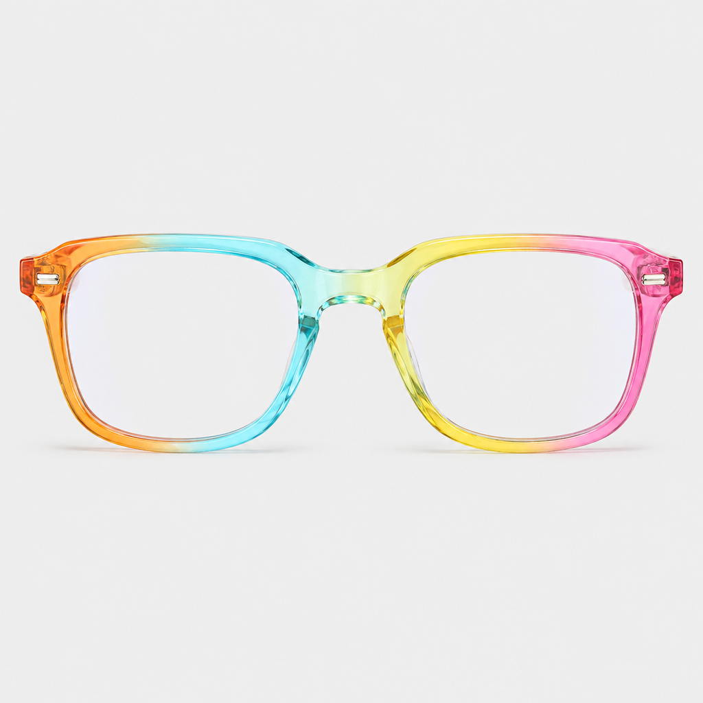 Occhiali luce blu Ettore Lenzi Lierna Multicolor Pastello – vista frontale
